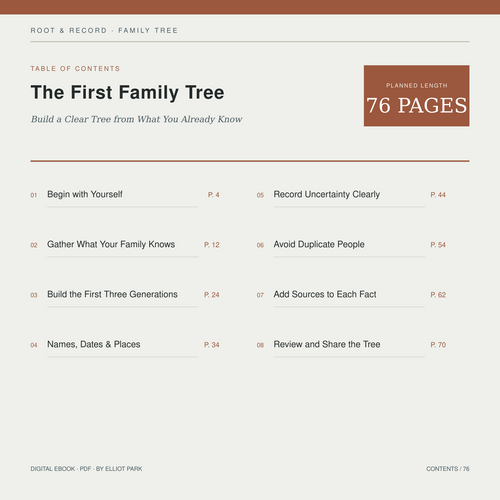 The First Family Tree